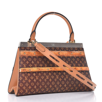 Louis Vuitton Calfskin Transformed Monogram Time Trunk Crown Frame Bag 4 of 9