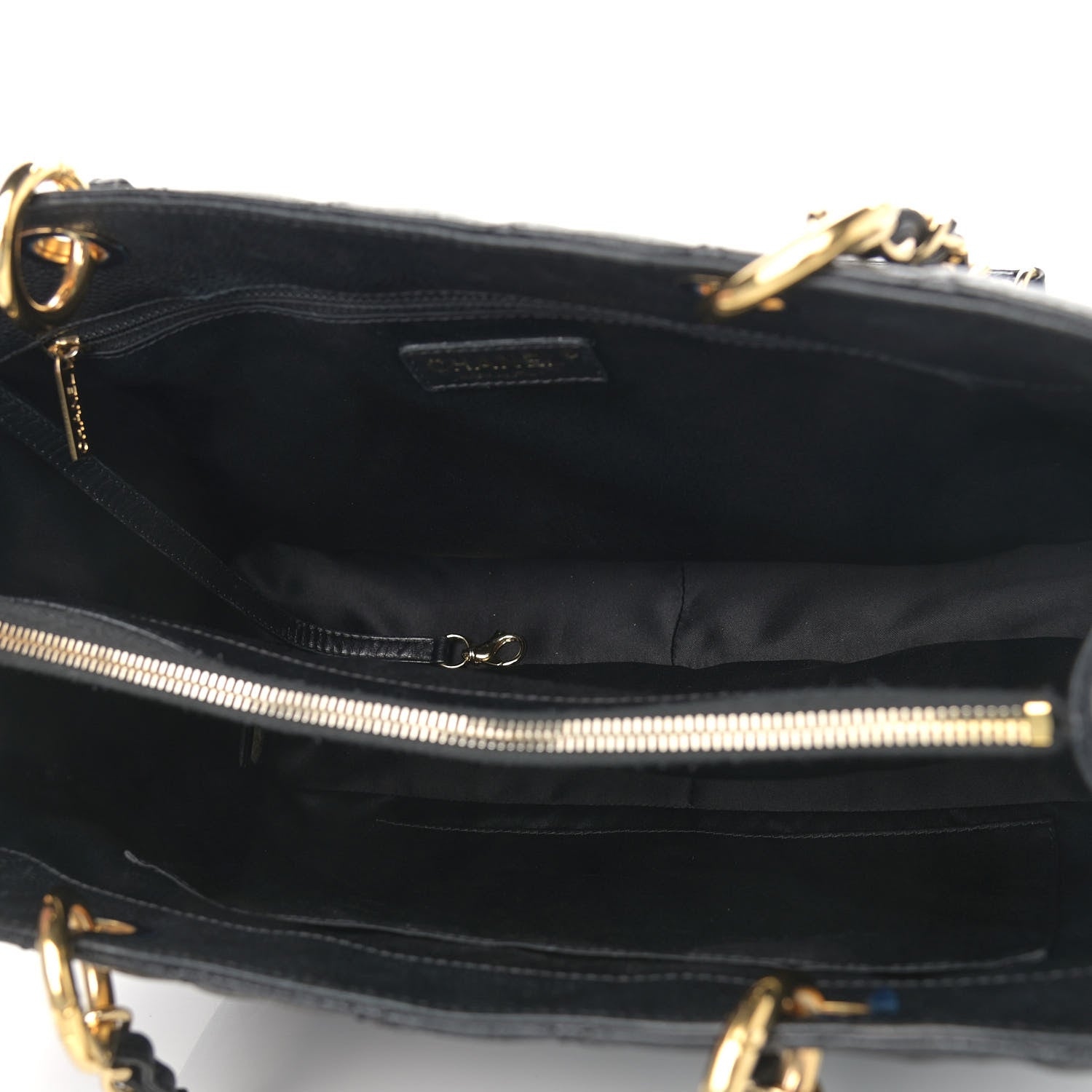 Chanel Caviar Quilted Grand Shopping Tote GST Black 5 of 12