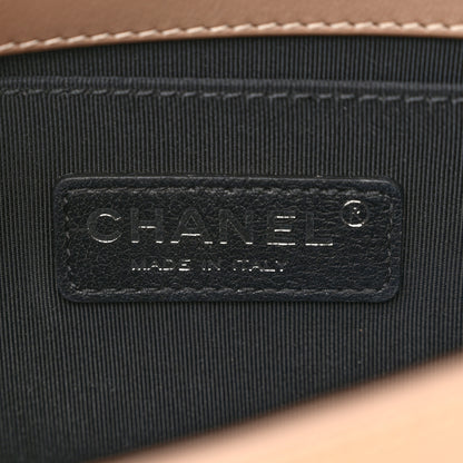 Chanel Patent Calfskin Small Boy Flap Plexiglass Beige 6 of 10
