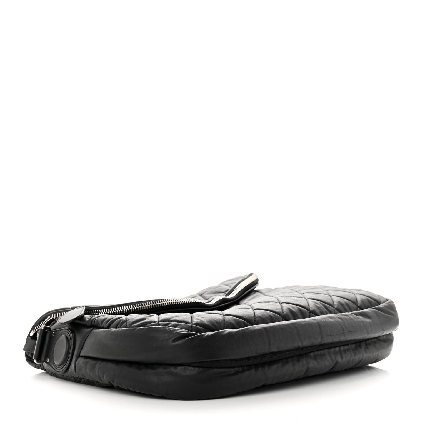 Nylon Quilted XL Coco Cocoon Messenger Black