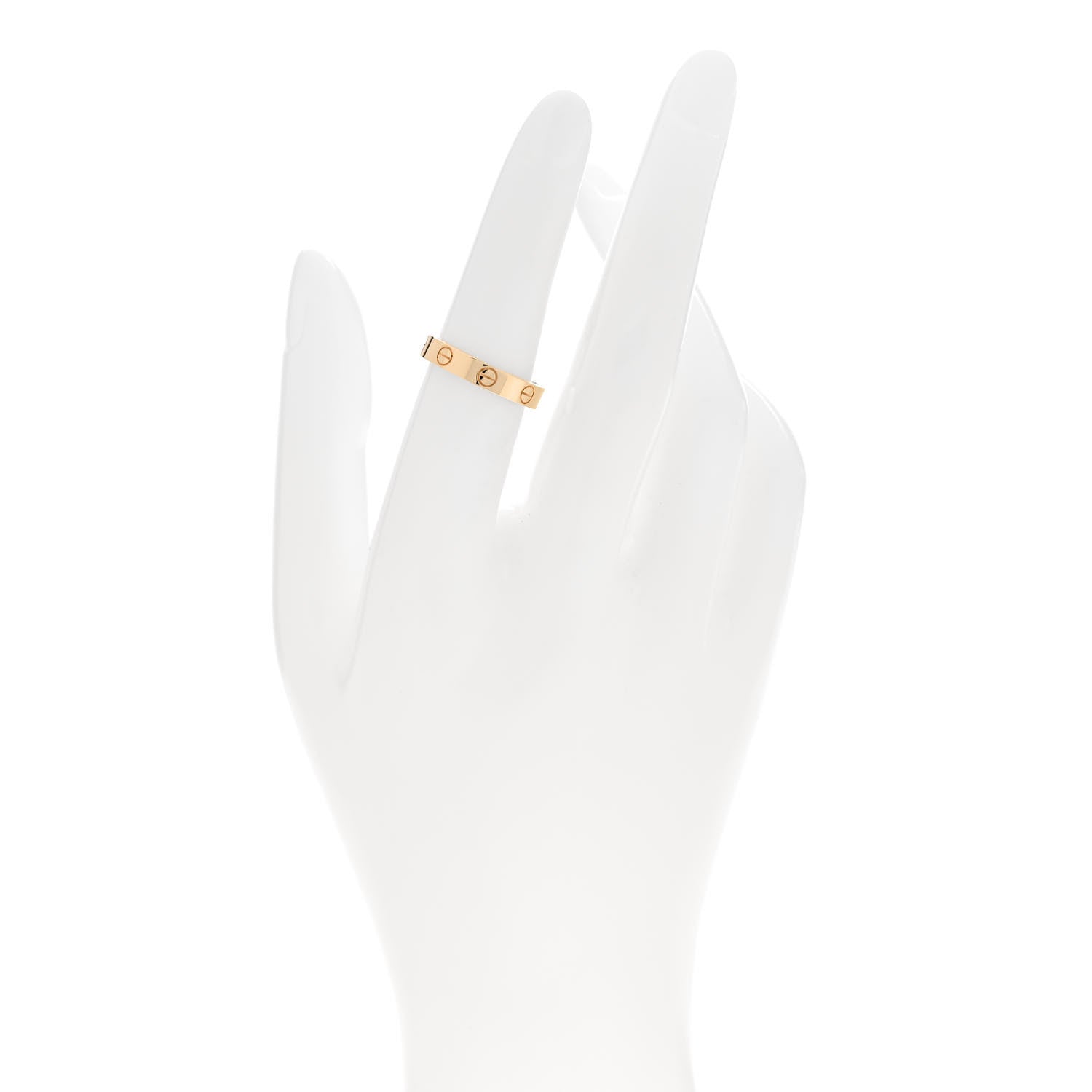 Cartier 18K Yellow Gold 3.5mm LOVE Wedding Band Ring 52 6 2 of 5