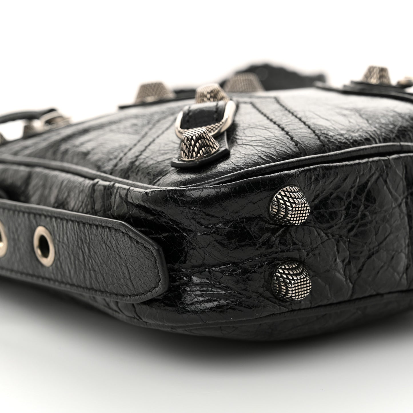 Agneau Arena Le Cagole Crossbody Bag Black
