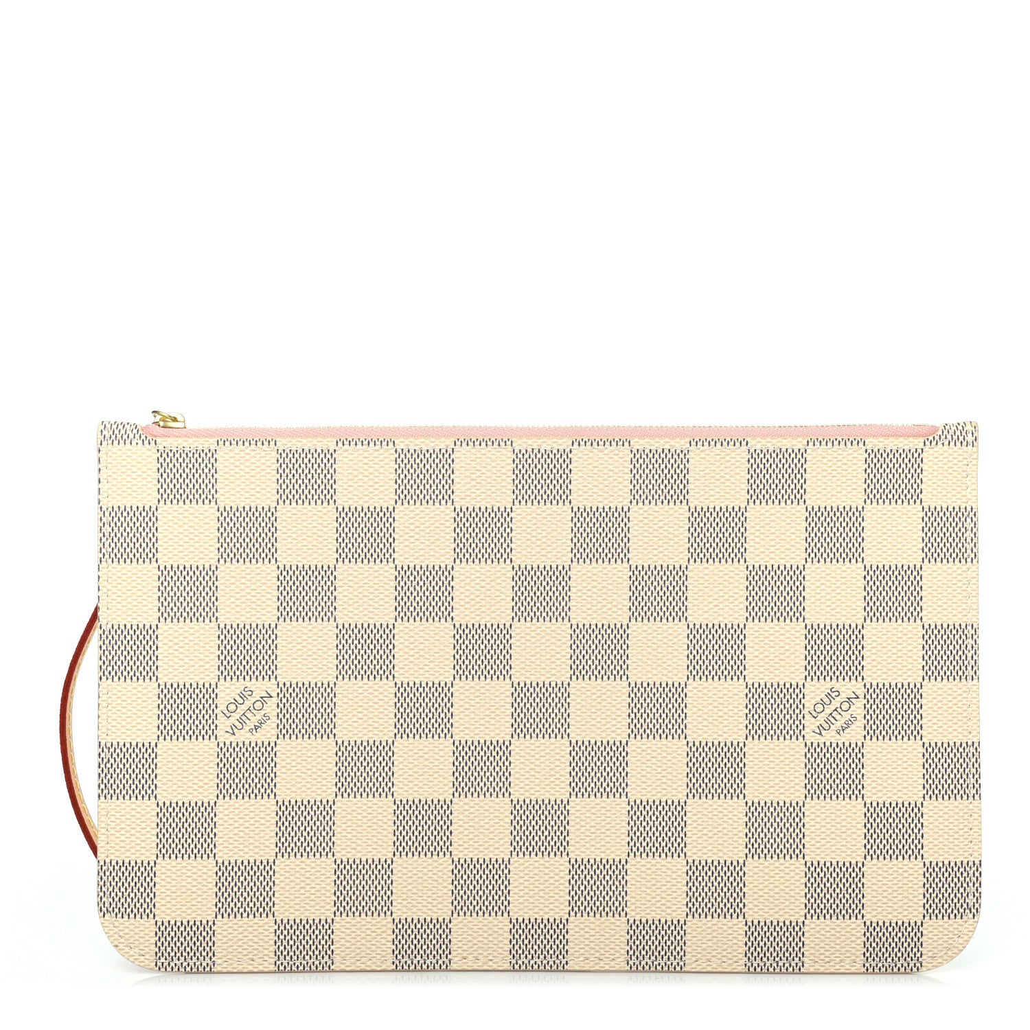 Louis Vuitton Damier Azur Neverfull MM GM Pochette Rose Ballerine 1 of 4