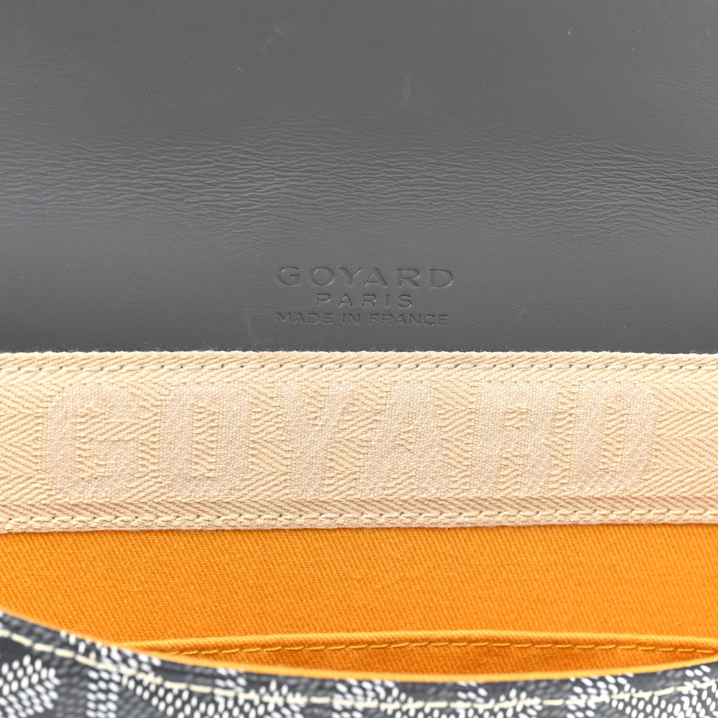 Goyardine Monte Carlo Bois Clutch Grey