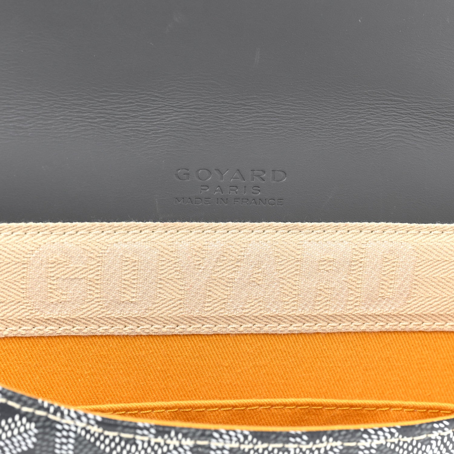 Goyard Goyardine Monte Carlo Bois Clutch Grey 6 of 11