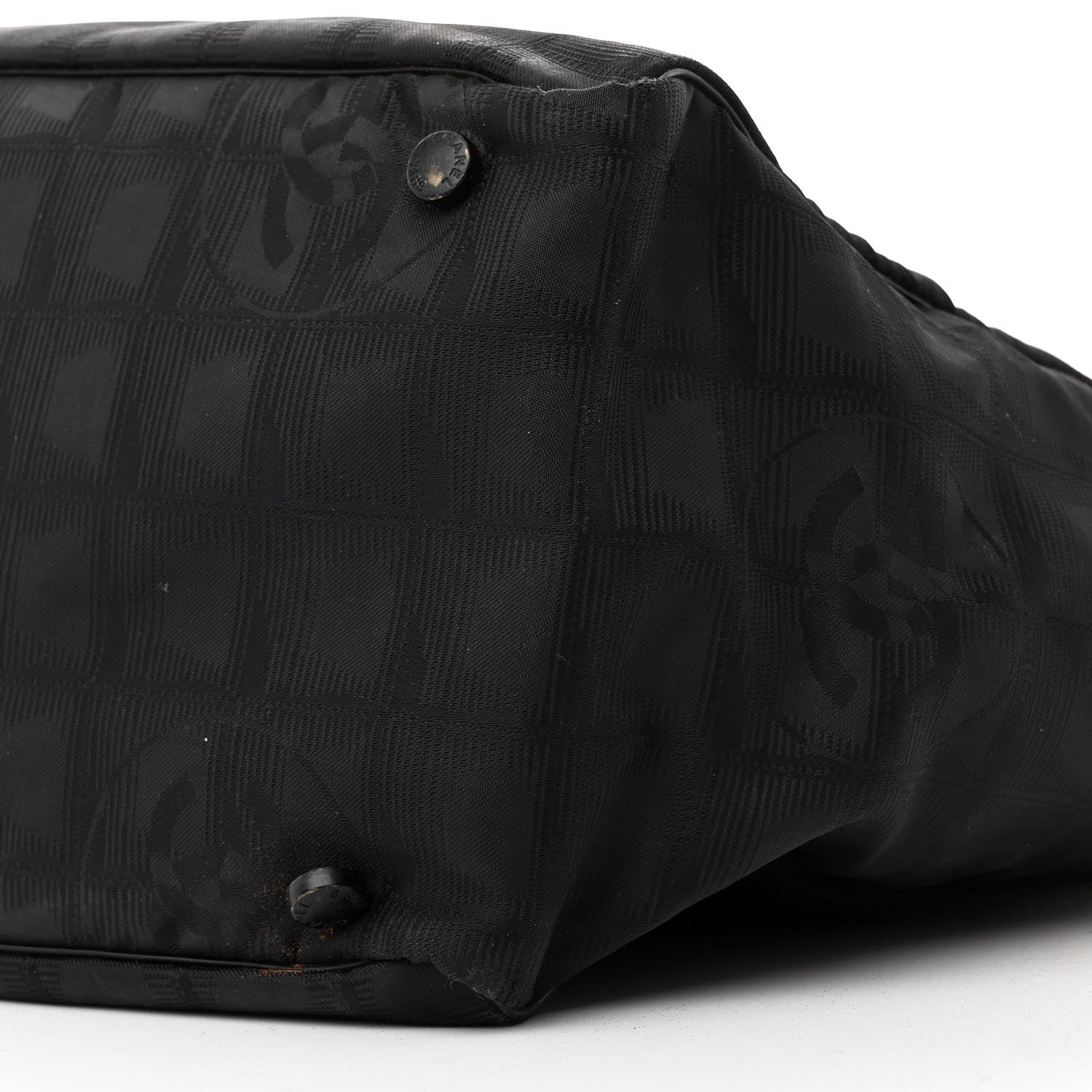 Chanel Nylon Medium Travel Tote Black 9 of 13