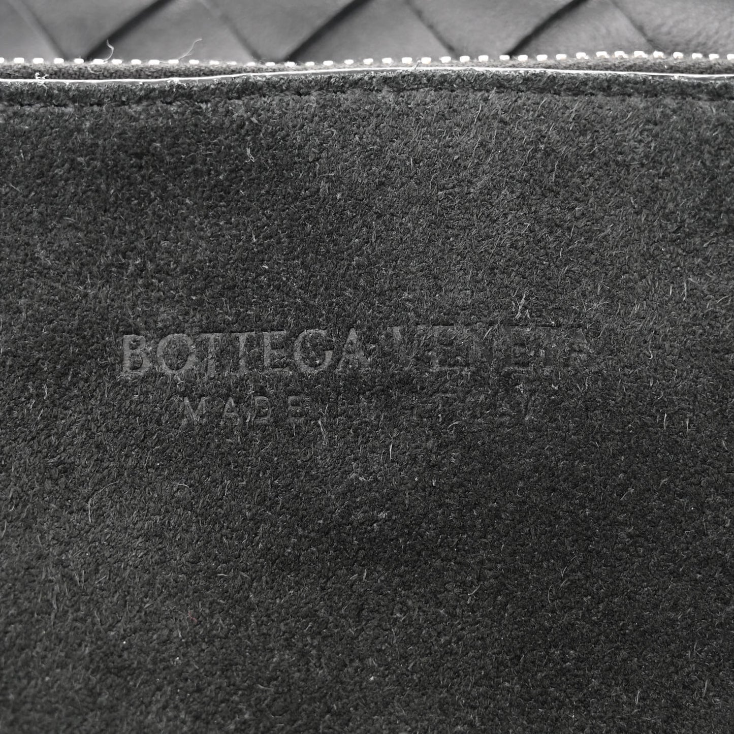 Calfskin Intrecciato Small Tote Bag Black
