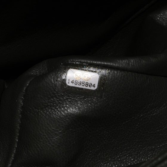 Chanel Caviar Jumbo Double Flap Dark Green 8 of 8