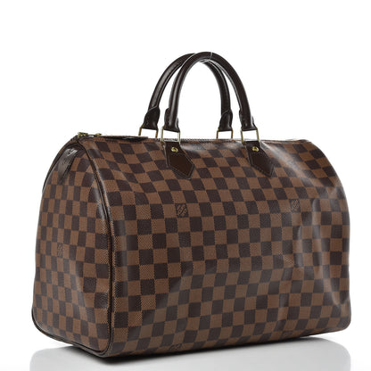 Louis Vuitton Damier Ebene Speedy 35 3 of 11