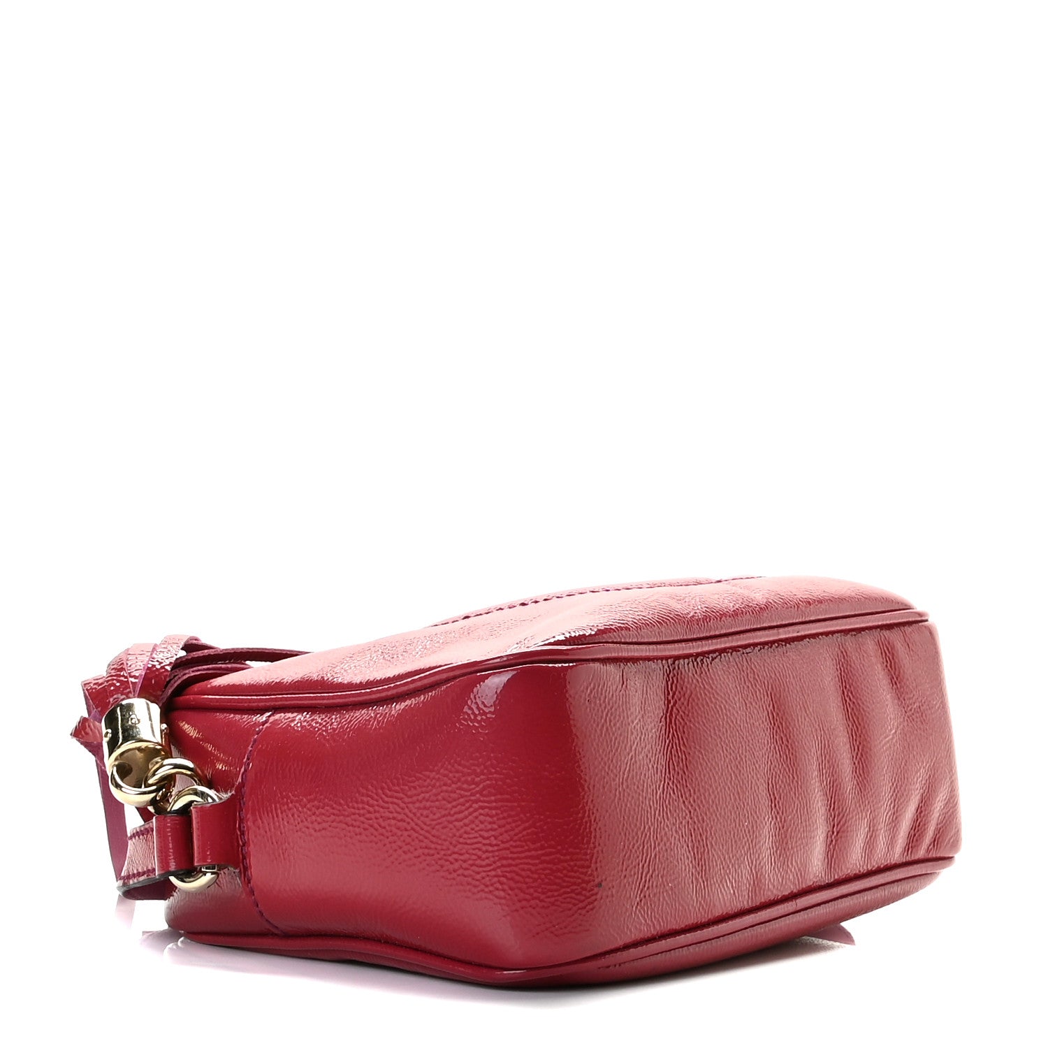 Gucci Soft Patent Small Soho Disco Bag Bright Bougainvillea 4 of 12
