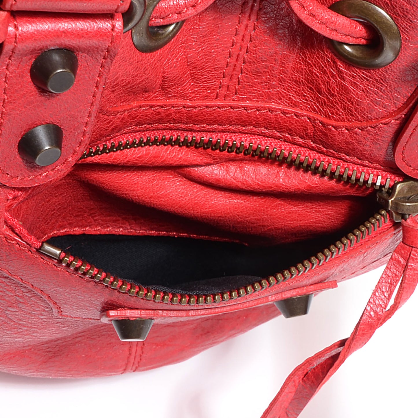Agneau Classic Hardware Mini Pompon Coquelicot