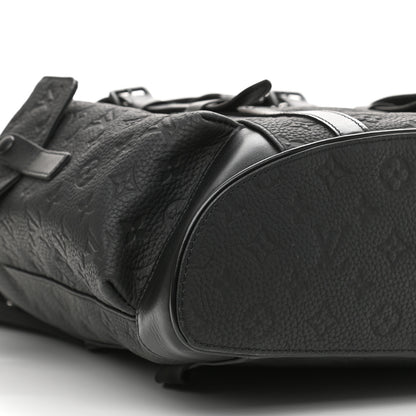 Louis Vuitton Taurillon Monogram Christopher MM Backpack Black 8 of 9
