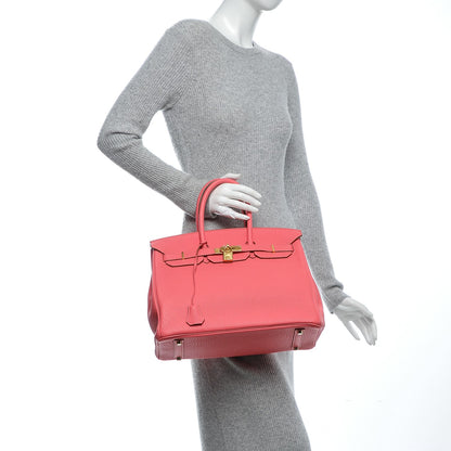 Hermes Togo Birkin 35 Rose Lipstick 2 of 21