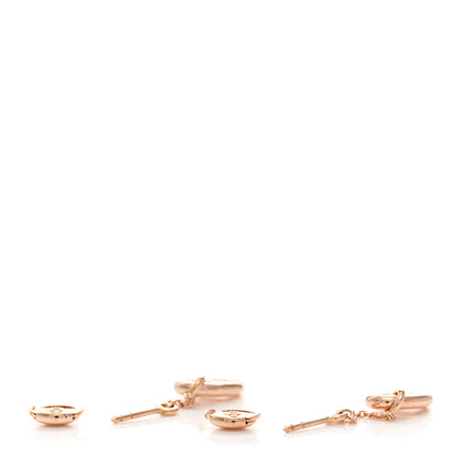 Hermes 18K Rose Gold PM Farandole Drop Earrings 3 of 5