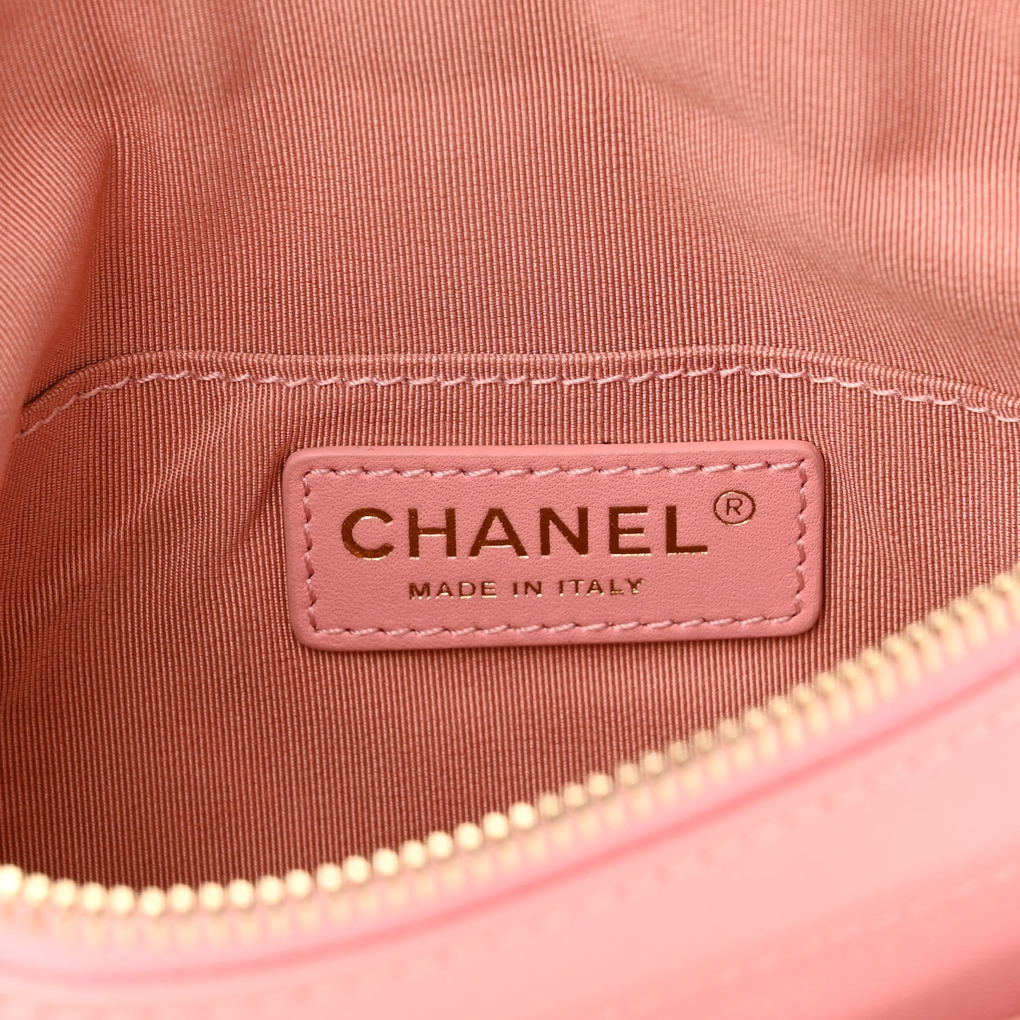 Lambskin Quilted Bi Waist Bag Fanny Pack Pink