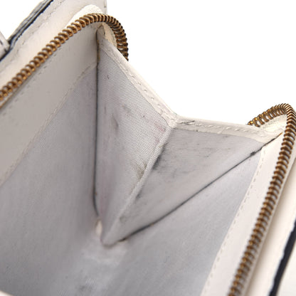 Christian Dior Lambskin Cannage Studded Lady Dior Eden Wallet White 10 of 18