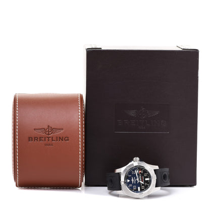 Breitling Stainless Steel Rubber 45mm Avenger Seawolf Automatic Watch Black A17331 5 of 5