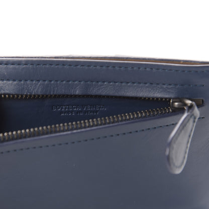 Bottega Veneta Nappa Intrecciato Card Case Denim 6 of 7