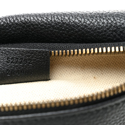 Gucci Grained Calfskin Small Logo Belt Bag Black 7 of 10