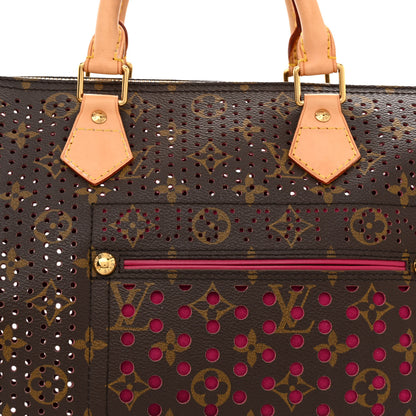 Louis Vuitton Monogram Perforated Speedy 30 Fuchsia 7 of 12