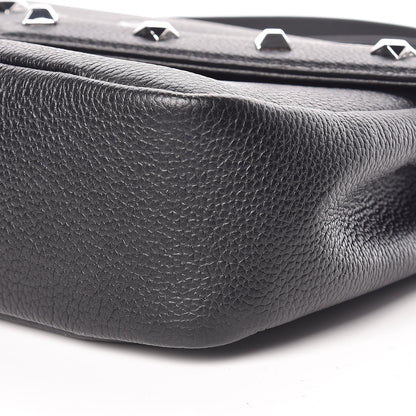 MCM Metallic Grained Calfskin Studded Mini Catherine Crossbody Bag Black 11 of 11
