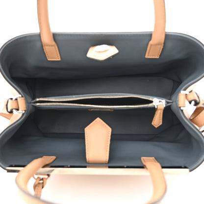 Fendi Vitello Dolce Century Petite 2Jours Tote Cuoio Tempesta 5 of 14