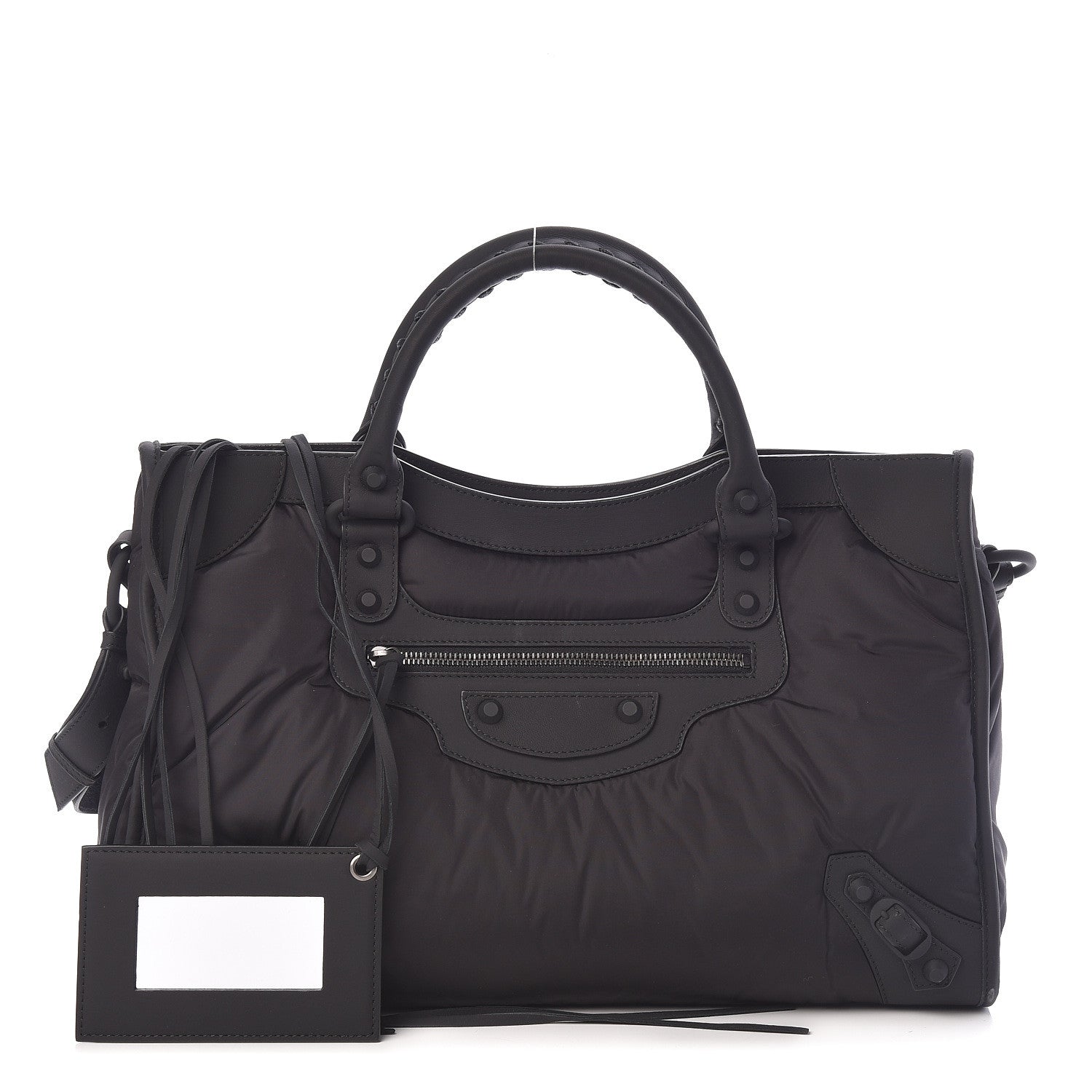 Balenciaga Nylon Agneau Classic Hardware City Black 1 of 9