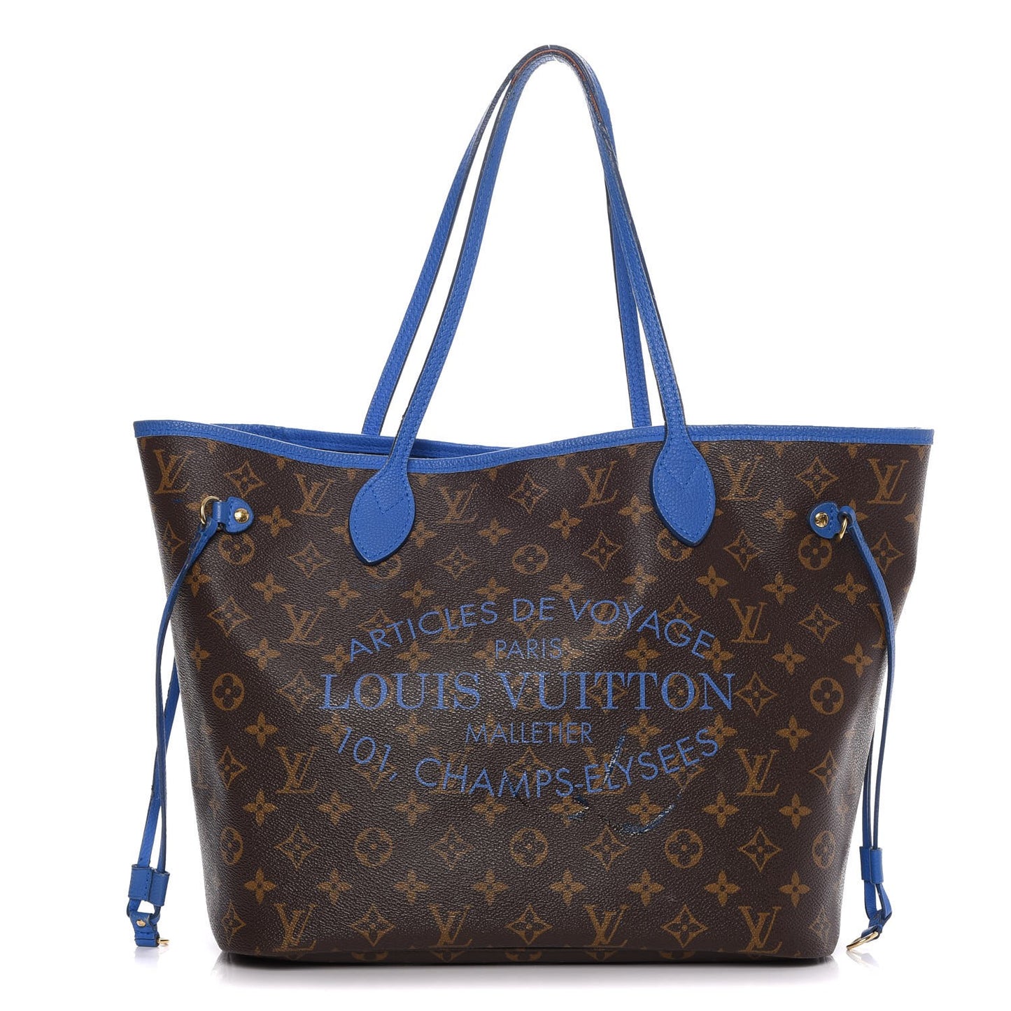 Monogram Articles de Voyage Ikat Neverfull MM Grand Blue