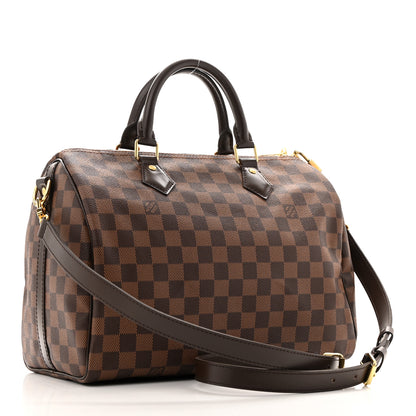Louis Vuitton Damier Ebene Speedy Bandouliere 30 3 of 11