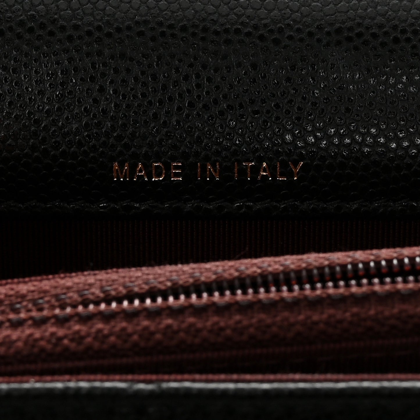 Caviar Quilted Square Wallet On Chain WOC Black