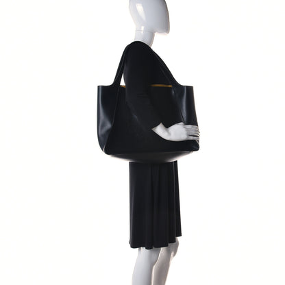 Stella McCartney Eco Alter Nappa East West Perforated Tote Black 2 of 11