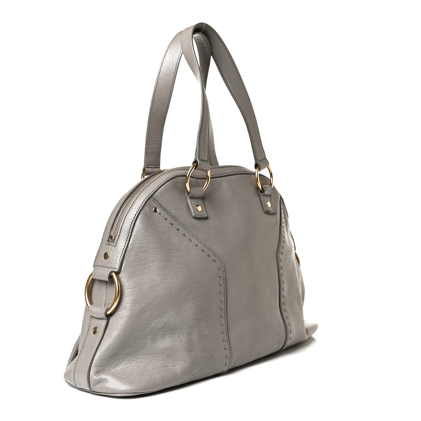 Calfskin Large Muse Gray