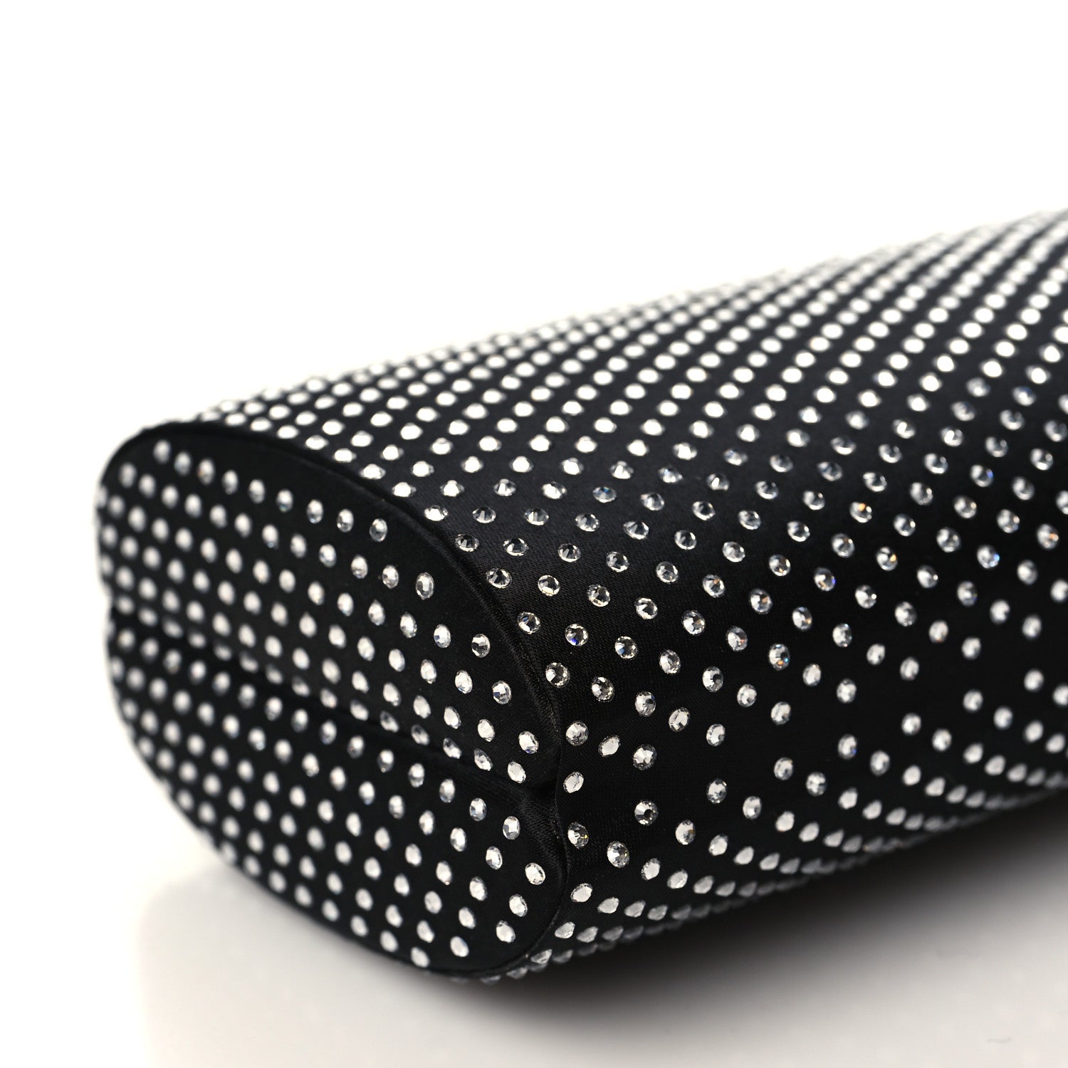Jimmy Choo Satin Crystal Karlie Clutch Black 7 of 8