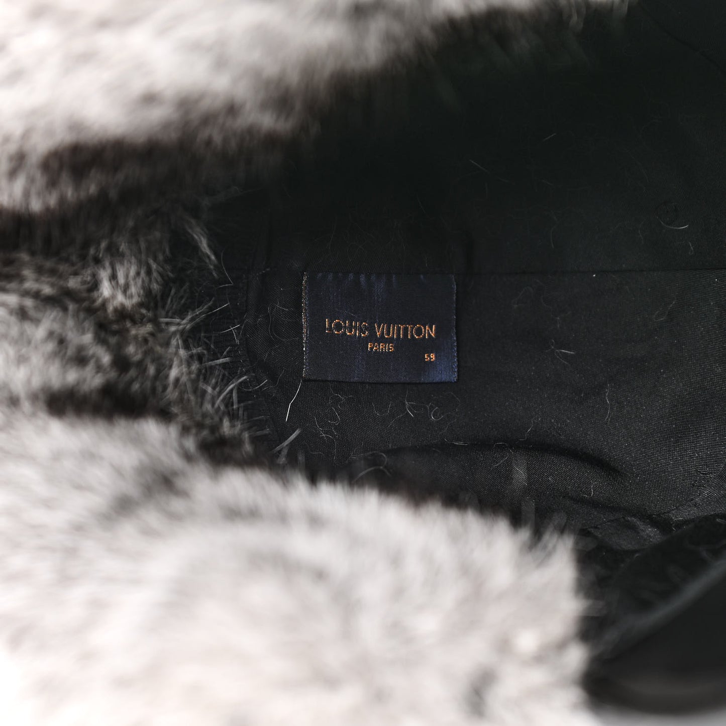 Nylon Rabbit Fur Wilderness Chapka Hat Grey