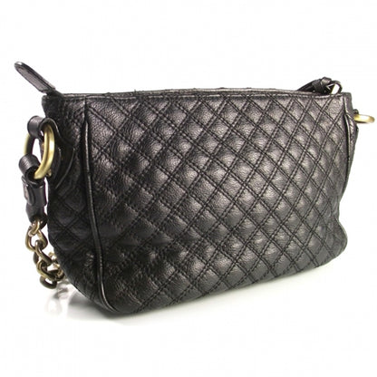 Marc Jacobs Leather Quilted Cammie Shoulder Bag Black 3 of 8