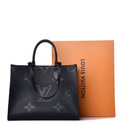 Louis Vuitton Empreinte Monogram Giant Onthego MM Black 10 of 10