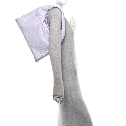 Bottega Veneta Calfskin Intrecciato Small Hop Oyster Lilac 2 of 9