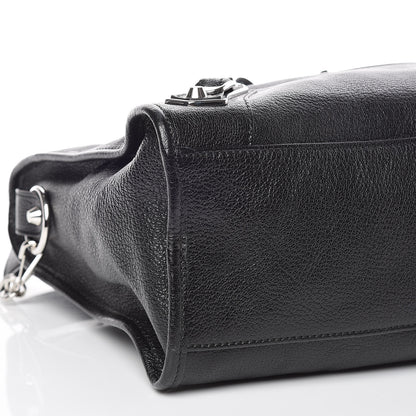 Balenciaga Chevre Silver Metallic Edge Hardware City Black 9 of 10