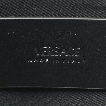 Versace Calfskin Cargo Tote Black 6 of 9