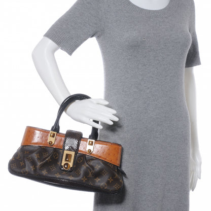 Louis Vuitton Monogram Waltz Macha Exotic Ostrich Bag 2 of 7