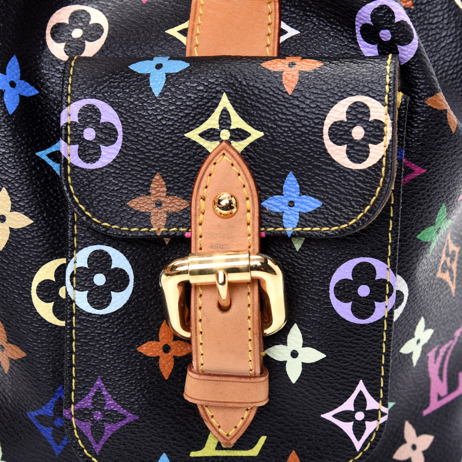 Louis Vuitton Monogram Multicolor Petit Noe Black 12 of 21