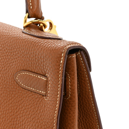 Hermes Fjord Sellier Kelly 32 Gold 18 of 22