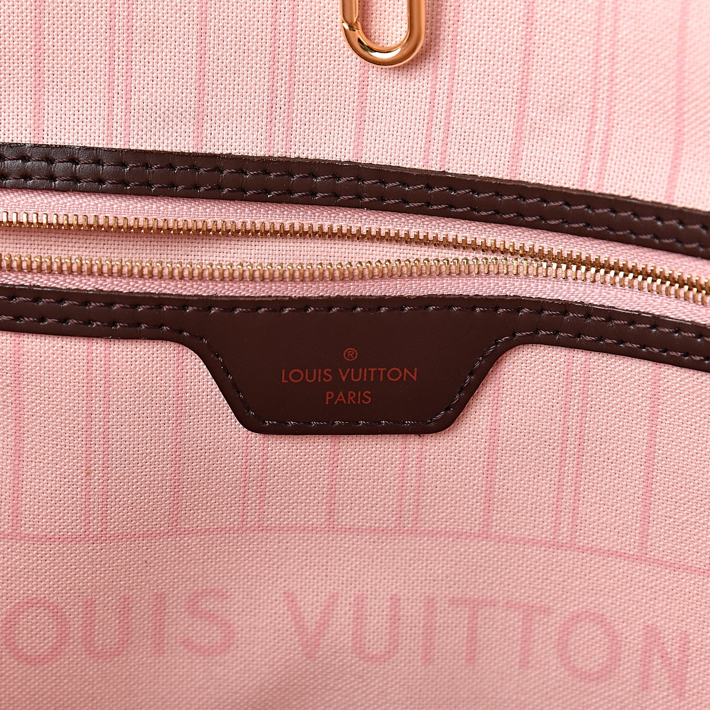 Damier Ebene Neo Neverfull MM Rose Ballerine