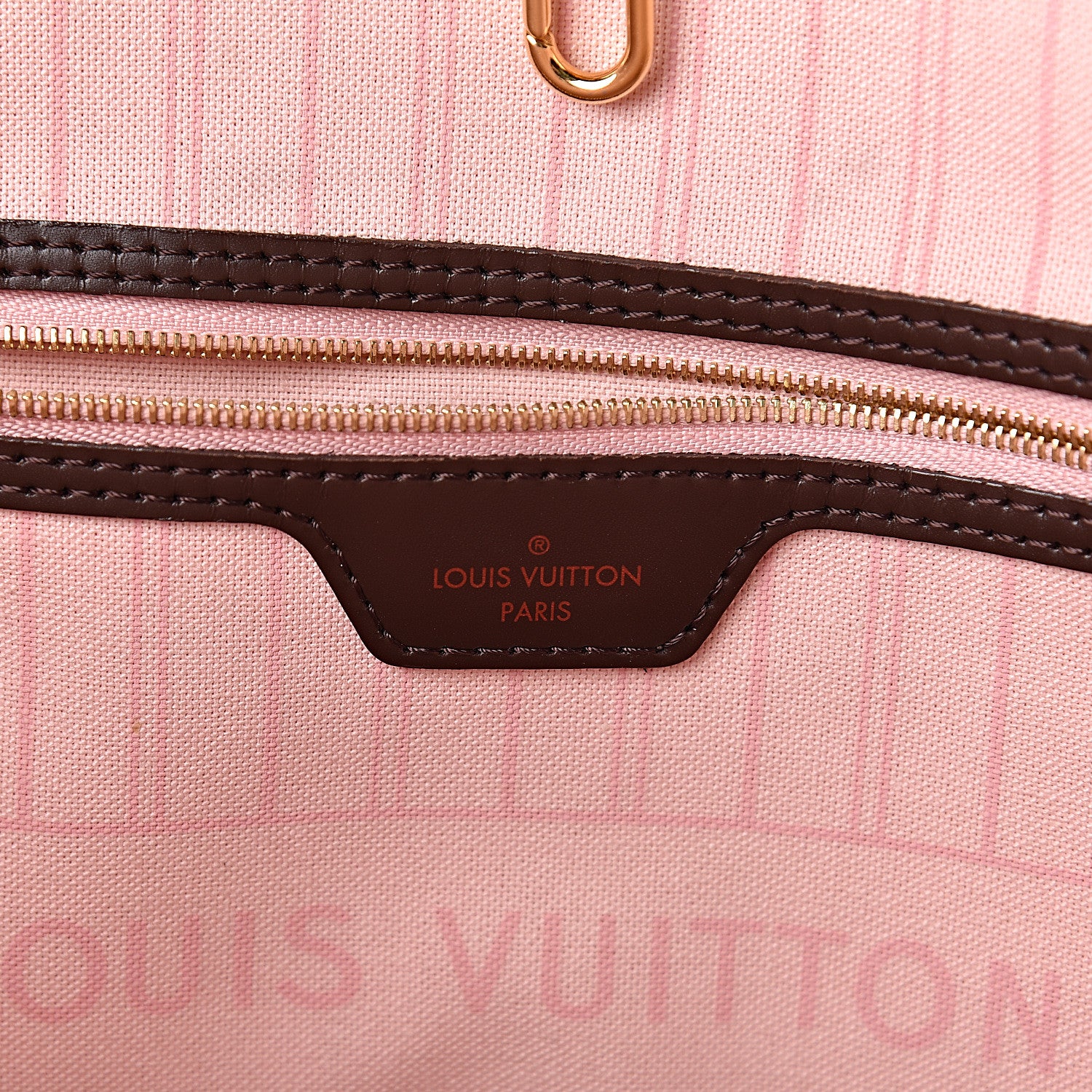 Louis Vuitton Damier Ebene Neo Neverfull MM Rose Ballerine 6 of 13