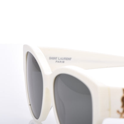 Saint Laurent SL M3 007 Sunglasses Ivory 6 of 8