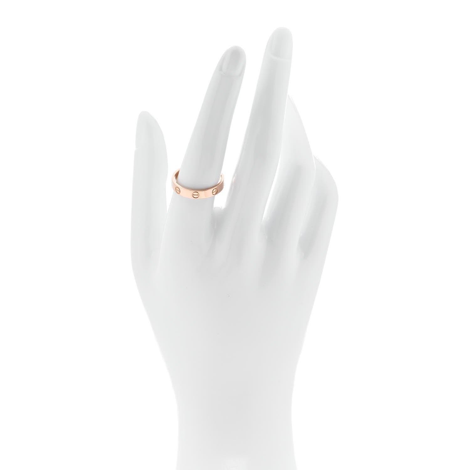 Cartier 18K Pink Gold 3.5mm LOVE Wedding Band Ring 57 8 2 of 4