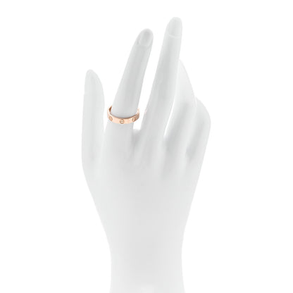 Cartier 18K Pink Gold 3.5mm LOVE Wedding Band Ring 57 8 2 of 4