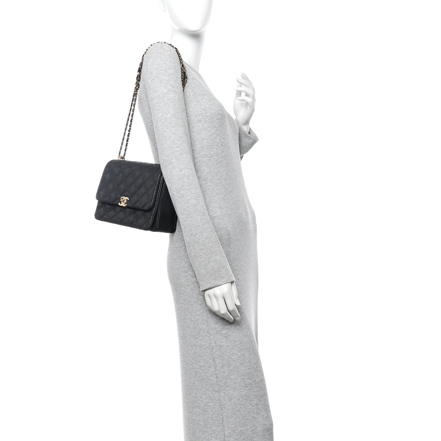 Chanel Caviar Quilted Coco First Flap Black 2 of 10