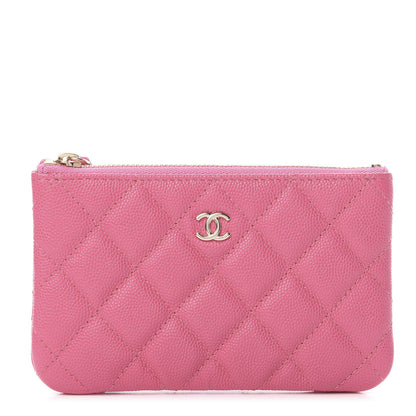 Chanel Caviar Quilted Small Cosmetic Case Pink 1 of 9