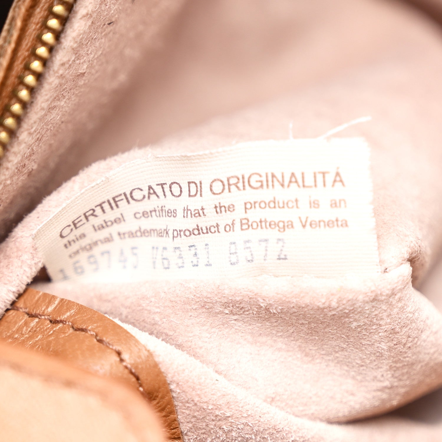Bottega Veneta Canvas Calfskin Trimmed Tote Beige Brown 7 of 10